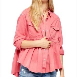 Free people babydoll Dylan top